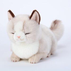 Handmade Sleeping Ragdoll Cat Plush Toy