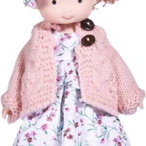 26cm Handmade Waldorf Plush Doll with Clothes Girl Figure