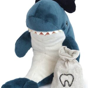 7-Inch Pirate Shark Tooth Fairy Plush with Tooth Pouch