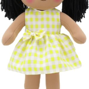 16-Inch Yellow Plush Rag Doll for Kids