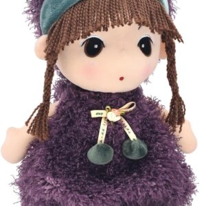 17-Inch Purple Plush Girl Toy Doll Gift