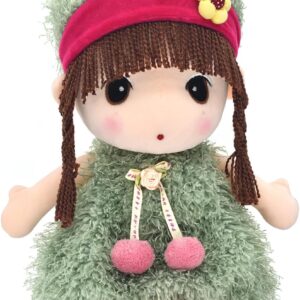 17-Inch Green Plush Girl Toy Doll Gift