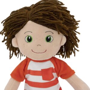 14-Inch Washable Plush Baby Doll with Sensory Fabric Body
