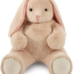 4-Foot Giant Stuffed Bunny Tan Plush