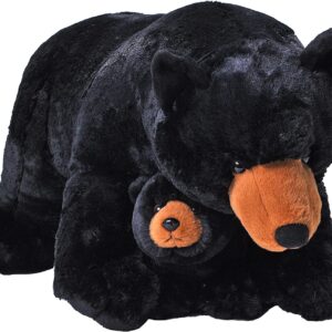 30-Inch Jumbo Mom and Baby Black Bear Stuffed Animal